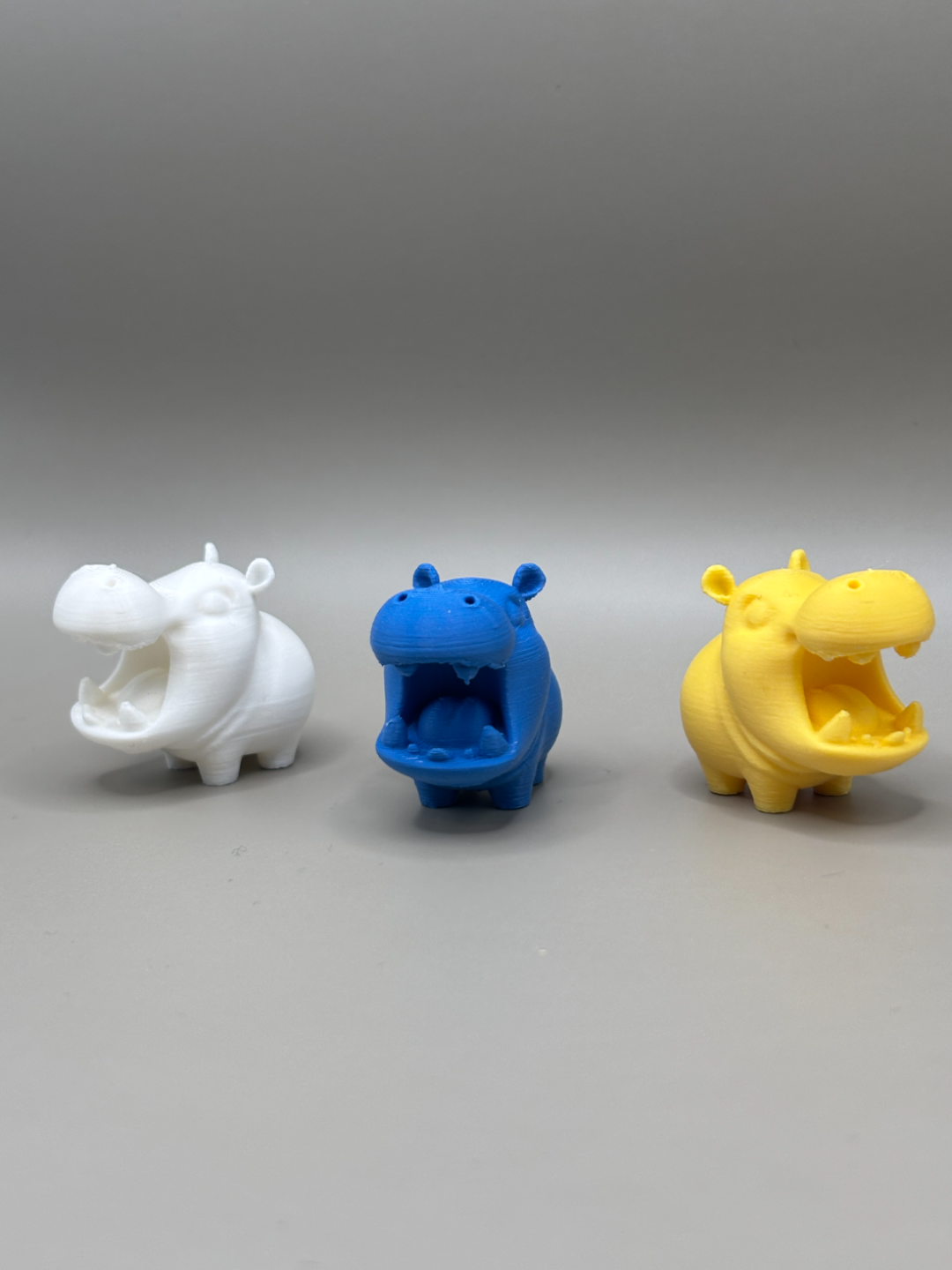 Cute Hippo(3D Printed - Multiple Color Available )
